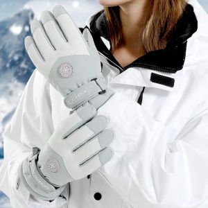 Gants Gants de Ski imperméables pour Femmes Gants de Neige à écran Tactile d'hiver Gants Thermiques Chauds doublés en Polaire pour Snowboard Ski Course Cycl