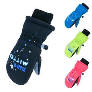 Handschoenen winddichte jongensmeisjes baby snowboardhandschoenen buiten winterkinderen warme ski sneeuwwanten