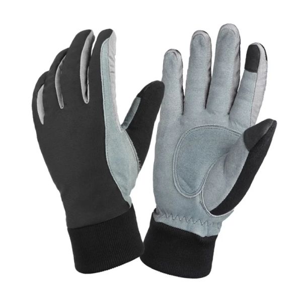 Gants gants chauds masculins de travail du conducteur du vent de la sécurité TPU du vent