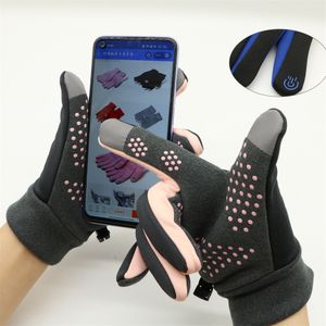 Handschoenen met toegevoegd fluweel en verdikte ridder antislip- en koudebestendige handschoenen met touchscreen