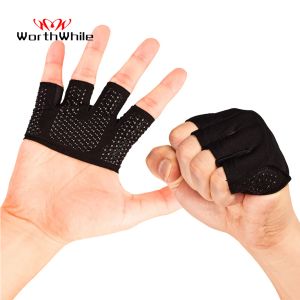 Gants valables gym fitness mi-doigt gants hommes femmes pour entraîne d'entraînement crossfit gant power poids levant le bodybuilding protecteur