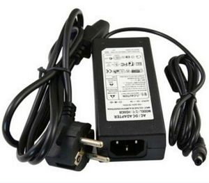 Adaptador de fuente de alimentación de CA DC 24V 3A 5A 6A 120W Transformador para impresora de monitor de tira de luz LED + Cable de alimentación