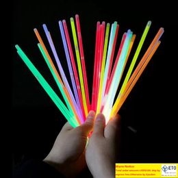 Glow Stick ketting gloed in de donkere neon sticks feest fluorescerende armbanden kerstfeestartikelen