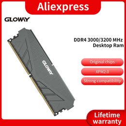 Gloway série G1 DDR4 8GB 3000mhz 3200MHZ 8GB 16GB 1.35V mémoire de bureau ram ddr4 avec jeux de dissipateur thermique