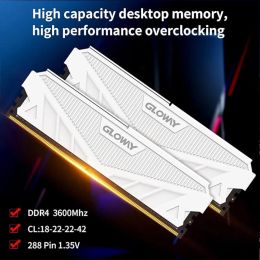 GLOWAY MEMORIA DDR4 3200MHz 8 Go 16 Go 3600MHz Memoria Memoria DDR4 RAM de mémoire à double canal pour ordinateur