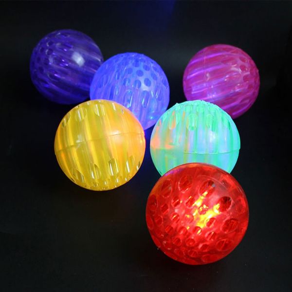 Boule lumineuse chien jouet LED chien balles sautant clignotant élastique balle molaire jouet animal de compagnie couleur lumière balle jouets interactifs pour chiot chats