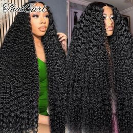 Glueless Human Hair Ready To Wear en Go S Deep Wave 13x6 HD Lace Frontal vooraf geplukte 5x5 Precut 240402