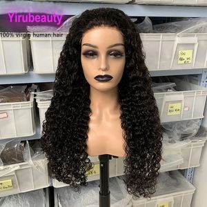 Gluelss 5x5 Kant Voor Pruik Braziliaans Menselijk Haar Water Wave Maleisische Indiase Maagdelijk Haar Natuurlijke Kleur Yirubeauty 10-32 inch