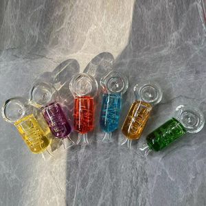 Glycérine Coil Freezable Glass Pipe Narguilés 100mm Conduites D'eau Brûleur À Huile Dab Rig Bongs