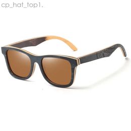 GM Brand Designer Men Polaris Black Skateboard Retro Retro Vintage Eyewear Drop GM Sunglasses Shading Eyeshadow 1422