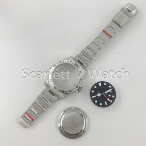 GM Factory NOUVEAL édition Watch Explorer II 42mm 216570 noir 904L SS 1 1 Meilleur édition Black Dalbut sur Bracelet A3186 CHS 1