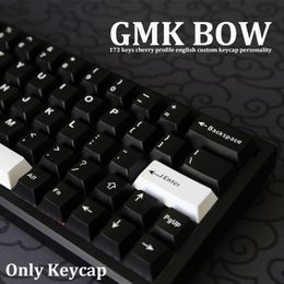 GMK Clone Bow WOB 121 Keys Cherry Profiel Dubbel shot Keycap Engels aangepaste persoonlijkheid Keycaps voor mechanisch toetsenbord 61