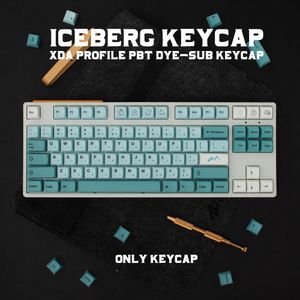 GMK gekloonde ijsberg XDA-profiel 125 Key KeyCap PBT kleurstof-sub keycaps voor Cherry MX Switch Mechanisch toetsenbord 61 68 98 104 Layout