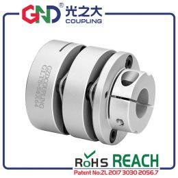 GND Double diaphragme Flexible Coupling Aluminium ALLIAL PRINDE POUR CNC COUPER CROFFOR