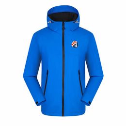 GNK Dinamo Zagreb Heren vrijetijdsjack Outdoor bergbeklimmen jassen Waterdicht warm lente-uitje Jassen Voor sport Heren Dames Casual Wandeljack