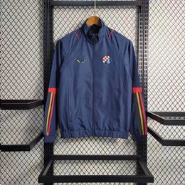 GNK Dinamo Zagreb Herenjas Windjack Jerseys volledige ritssluiting Opstaande kraag Windbreakers Heren Mode vrijetijdssportjas