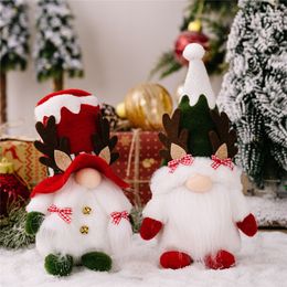 Gnome Christmas Decorations Plush elf Doll rendier Holiday Home Decor Bedankt Day Gifts RRB15965