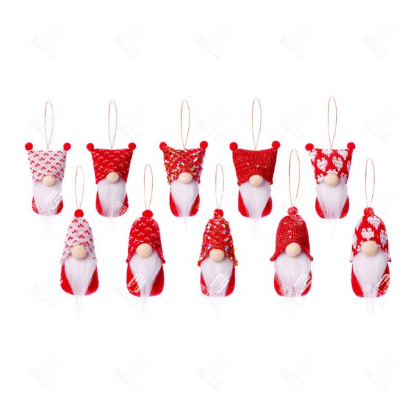 Gnomes Ornements de Saint-Valentin 2024 Ornements de Gnomes Rouges Chauds pour Les Amoureux 5 pièces, Gnomes de Saint-Valentin faits à la Main en Peluche Joli Petit Cadeau