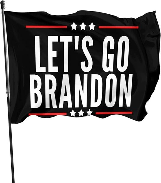 GO Brandon V1 Flag d'autocollante de pare-chocs 35ft 90150cm LET039S Banner Car Autocollants Sports Covers BMW Mercedes Jeep Auto Styling Acces1743093