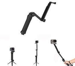 GO PRO ACCESORIOS 3WAY APRISA A MANURA MONOPOD Selfie Stick para 7 6 5 4 3 SJ8PRO YI 4K DJI OSMO Cámara de acción H8 H9R9554673