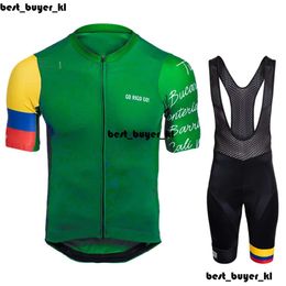 GO Rigo Go Colombia Men Cycling Designer Jersey Team Bike Shirts Summer Summer Short Sleeve kledingcycli Shorts Sets Ciclismo Maillot 378