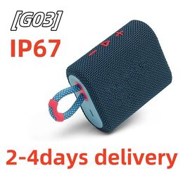 Haut-parleur sans fil Bluetooth GO3 IP67 en haut-parleurs portables imperméables mini système de haut-parleur en plein air