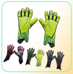 Gu Los guantes de fútbol de portero Guantes de agarre fuertes con guantes de objetivos de fútbol de protección de los dedos con látex protector de protección 26705893