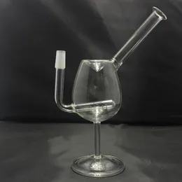 Goblet Design Dab Rig Glas-Wasserpfeife mit Inline-Perc und 14-mm-Rauchpfeife mit Außengewinde