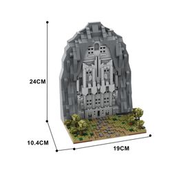 Gobricks MOC Building Bloc Mini Ereborder Technology Bricks Hobbiter Movie Street View Castle Assemblé Architecture Model Toy