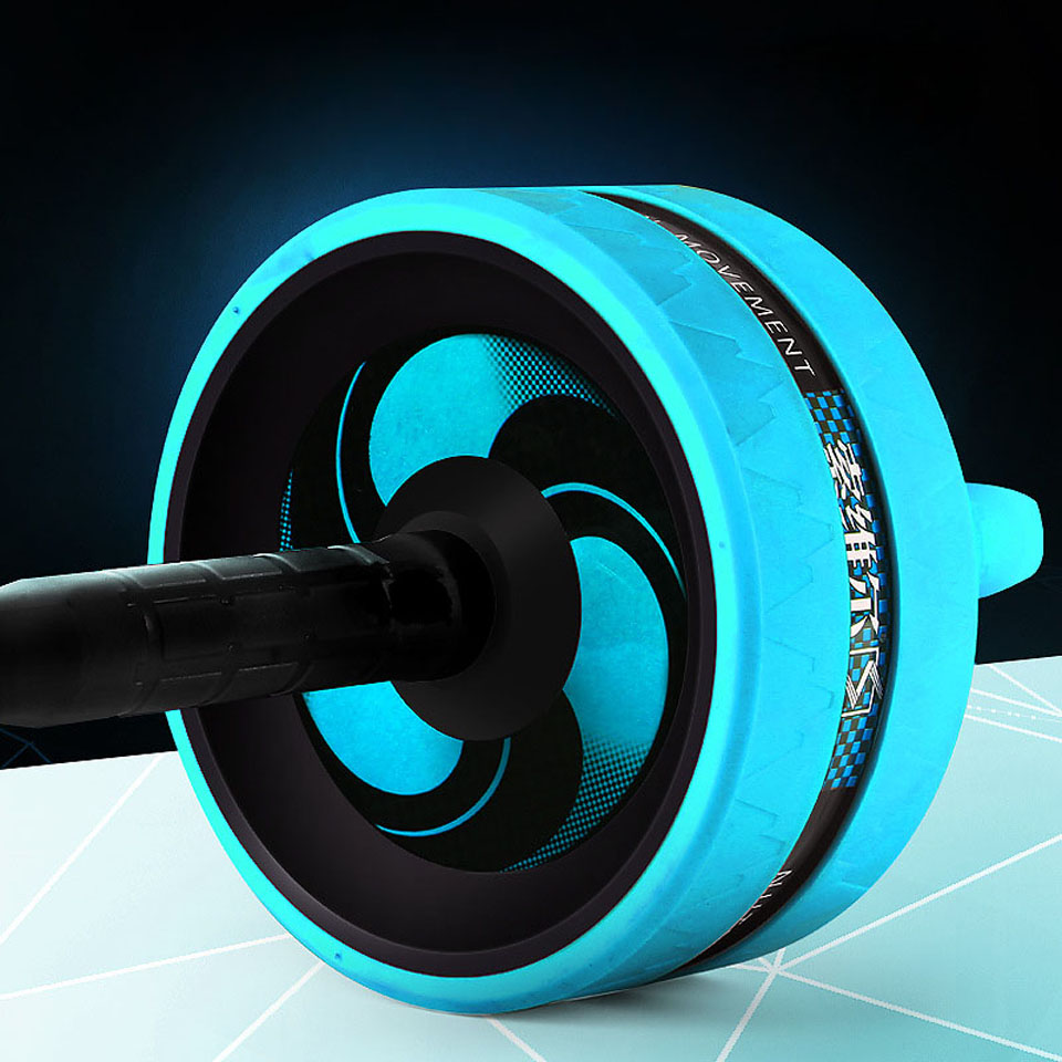 Gobygo 2 в 1 AB RollerJump веревка без шума брюшной колесо AB Roller с ковриком для физической нагрузки