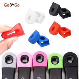 Gobygo 2pcs Bike Crank Cover Protector Silica gel Bicycle Race Crank Boot Beschermers Crankset Protective Case