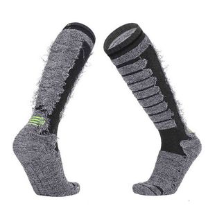 GOBYGO Outdoor Ski Sports Long Tube Chaussettes Épaissies Garder Au Chaud Confortable Serviette Bas Résistant À L'usure Absorber La Sueur Unisexe Chaussettes Y1222