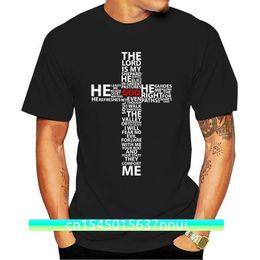 God Jesus Cross Bijbel Katoen Gedrukt Heren T-shirt Custom Korte Mouw Casual Mannen T-shirt Tee Shirts Tops 220702