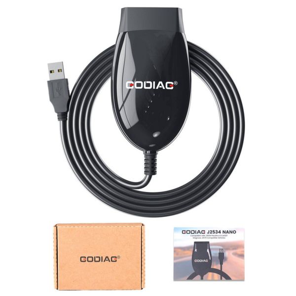 GODIAG GD101 J2534 Support d'outil de câble de Diagnostic J2534 ELM327 diagnostiquer les véhicules compatibles J1979