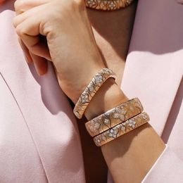 Godki beroemde merk ontwerp luxe 3pc armband ring oorbel sets voor vrouwen bruiloft bruids zirconia Dubai party sieraden boho H1022