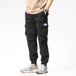 GODLIKEU, pantalones Cargo Vintage de diseñador para hombre, pantalones de trabajo rectos para hombre, Jogger negro holgado, diseño de flujo de marea 69ess