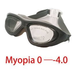 Gafas 2022 Gafas de natación para adultos Marco grande HD Antifog Electroplate Gafas de natación Lentes de caja grande Equipo de natación al por mayor HKD230725