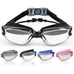 Goggles Adult Diving Glasses Optical Swimming Goggles Men Women Myopia Pool Earplug Professional Waterproof Swim Eyewear Prescription P230408