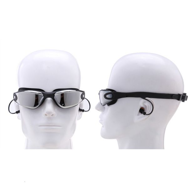 Gafas para adultos Miopía Gafas de natación Racing Tapones para los oídos Gafas de piscina profesionales Hombres Mujeres Anti niebla Ópticas Gafas impermeables 230303