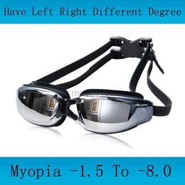 Goggles Volwassen Professionele Bijziendheid Zwembril Mannen Arena Dioptrie Zwemmen Eyewear Anti Fog Zwemmen Bril Natacion Water Bril HKD230725