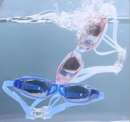 Goggles antifogging Electroplating zwemmen bril waterdichte antifikken zwemmen bril Yakuda Zachte niet-giftige smaakloze resistente dropshipping geaccepteerd