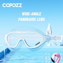 goggles Grand cadre professionnel natation étanche de qualité alimentaire Silicone lunettes de natation lunettes Anti-buée UV adulte hommes femmes lunettes de plongée 230215