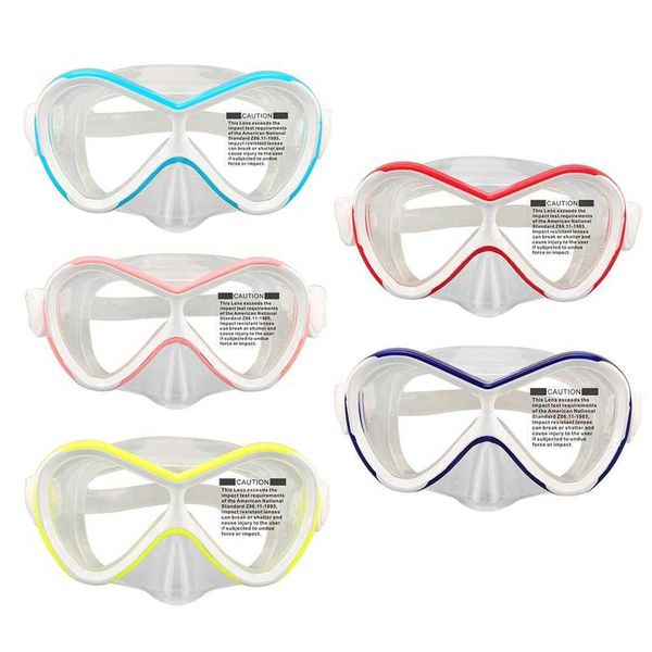 Gafas para niños Máscara de natación Gafas de snorkel subacuáticas Conjunto de buceo Máscaras de respirador Anti niebla Sellado Respiración segura para niños P230408