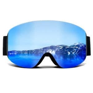 Goggles Factory al por mayor OEM OEM Custom sin marco de moda sin fog anti Fog UV400 Snow gafas de esquísas de esquí