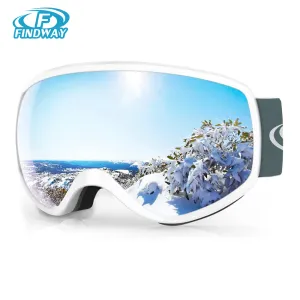 Goggles Findway Kids Ski Goggles Antifog UV Protection UV pour 310 ans Garçons Ski Snowboard Sports