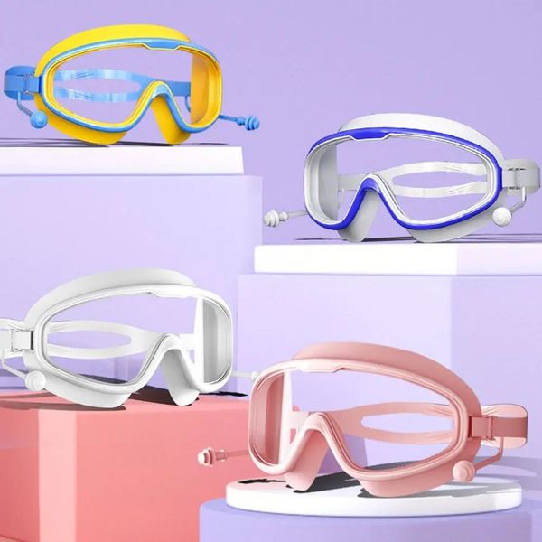 Goggles For Kids Toddler 315 anti-brouillard No Laak Clear Swim Boys Filles Pool plage Ajustement Vision large Vision 240418