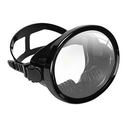 Des lunettes pour la plongée en apnée transparent des lunettes panoramiques nageur grand cadre masque avec boucle réglable plongée sans boucle 240416
