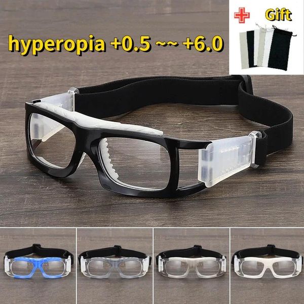 Goggles Hyperopia Myopia Adults Sports Goggles pour le basket-ball Football Baseball Lunes Antiimpact Men Fitness Training Cycling Eyewear