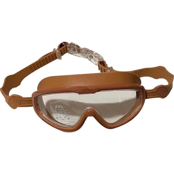 Gafas para niños Natación Tapones para los oídos Gafas de piscina profesionales Anti niebla Girl Boy HD Impermeable Ajustable 231202
