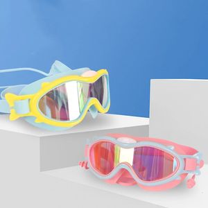 Zwembril voor kinderen Kinderen Breed zicht Anticondens Anti-UV Snorkelen Duikmasker Oordopjes Buitenwatersport Zwembril 231017